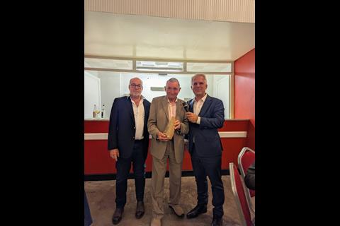 Dr Christopher Wooldridge is awarded the Lifetime Achievement Award for chairing GreenPort Congress for 20 editions.